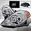 Nissan Versa  2007-2008 Chrome Ccfl Halo Projector Headlights  