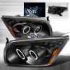 2010 Dodge Caliber   Black Ccfl Halo Projector Headlights  