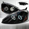 2005 Acura RSX   Black Ccfl Halo Projector Headlights  