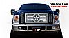 Ford Super Duty (except Harley Edition) 2008-2010 - Rbp Rx-2 Series Studded Frame Main Grille Chrome 3pc