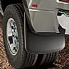 Dodge Ram 3500, 2010-2010 Husky Custom Molded Rear Mud Guards Rear Dually Models Without Fender Flares 