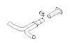 Chevrolet Corvette C4 5.7l V8 1984-1985 Borla  2.5" Conversion Y-Pipe - 