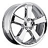 2009 Dodge Charger  20x10 5x115 +18 - SRT8 Replica Wheel - Chrome With Cap 