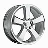 Dodge Charger 2006-2010 20x8 5x115 +45 - SRT8 Replica Wheel - (awd Charger) - Silver Machined Face With Cap 