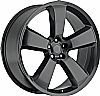 2008 Dodge Charger  22x9 5x115 +18 - SRT8 Replica Wheel - Grey With Cap 