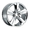 2010 Dodge Challenger  20x9 5x115 +20 - SRT8 Replica Wheel - Chrome With Cap 