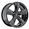 Dodge Challenger 2009-2011 20x9 5x115 +20 - SRT8 Replica Wheel - Gloss Black With Cap 