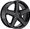 2007 Jeep Grand Cherokee  20x10 5x5 +50 - SRT8 Style Wheel - Satin Black With Cap 