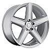 2001 Jeep Grand Cherokee  20x10 5x5 +50 - SRT8 Style Wheel - Silver With Cap 