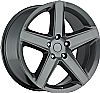 2009 Jeep Grand Cherokee  20x10 5x5 +50 - SRT8 Style Wheel - Grey With Cap 