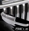 Chevrolet Silverado 1999-2002  Vertical Style Chrome Front Grill