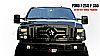 2009 Ford Super Duty (except Harley Edition)  - Rbp Rx-2 Series Studded Frame Main Grille Black 3pc