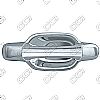 2012 Chevrolet Colorado   2 Door,  Chrome Door Handle Covers -  w/o Passenger Keyhole 