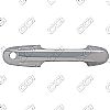 Honda Accord 2003-2007 (4 Door)  Chrome Door Handle Covers  