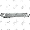 Toyota Camry  2007-2011 4 Door,  Chrome Door Handle Covers -  w/o Passenger Keyhole 