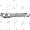 Toyota Camry  2007-2011 4 Door,  Chrome Door Handle Covers -  w/ Smart Key