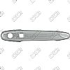 Toyota Camry 2007-2011 (4 Door)  Chrome Door Handle Covers  With Smart Key