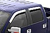 Honda Cr-V  2007-2012 Ventvisor Seamless Front & Rear Window Deflectors (6pc-Chrome)