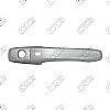 Dodge Caliber  2011-2012 4 Door,  Chrome Door Handle Covers -  w/o Passenger Keyhole  w/ Smart Key