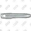 Cadillac CTS  2008-2013 4 Door,  Chrome Door Handle Covers -  w/o Passenger Keyhole 