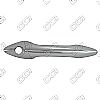 Hyundai Elantra 2011-2011 (4 Door)  Chrome Door Handle Covers  All But Limited