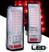 Hummer H3 2005-2008  Chrome Led Tail Lights