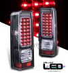 2008 Hummer H3   Black Led Tail Lights