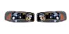 2003 GMC Sierra / Yukon  TYC Black Projector Head Lights