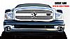 Dodge Ram 1500/2500/3500 2006-2008 - Rbp Rx-3 Series Studded Frame Main Grille Chrome 1pc