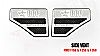 Lincoln Mark Lt  1999-2007 - Rbp Side Vents F250 Style  Chrome 