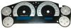 Chevrolet Avalanche 2007-2009  Silver / Blue Night Performance Dash Gauges