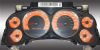 Chevrolet Avalanche 2007-2009  Orange / Blue Night Performance Dash Gauges