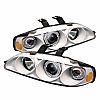 Honda Civic 2/3 Door 1992-1995 White Housing Dual Halo Projector Headlights