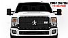 2011 Ford Super Duty (except Harley Edition)  - Rbp Rx-3 Series Studded Frame Main Grille Black 1pc