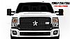 Ford Super Duty (except Harley Edition) 2011-2012 - Rbp Rx-3 Series Studded Frame Main Grille Black 1pc