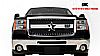 2009 Gmc Sierra 2500hd, 3500  - Rbp Rx-3 Series Studded Frame Main Grille Black/Chrome 