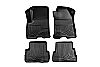 Gmc  Sierra 2007-2013 1500/2500 Hd/3500 Hd,  Husky Weatherbeater Series Front & 2nd Seat Floor Liners - Black