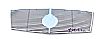 Cadillac CTS  2008-2012 Polished Main Upper Perimeter Grille