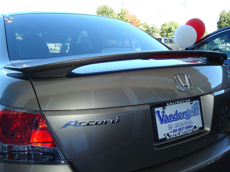 08 Honda accord coupe spoiler