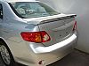 Toyota Corolla 2009 OEM Style Primed Spoiler