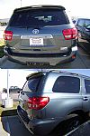 Toyota Sequoia 2008-2009 OEM Style Primed Spoiler