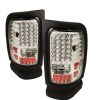 Dodge Ram 1994-2001  Chrome LED Tail Lights