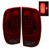 Ford Super Duty 1997-2003  Red Smoke LED Tail Lights