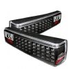 Ford Mustang 1987-1993  Black LED Tail Lights