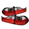 Honda Accord 1998-2000  Red Clear LED Tail Lights