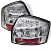 Audi A4 2002-2005  Chrome LED Tail Lights