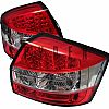 Audi A4 02-05 LED Tail Lights Red / Clear