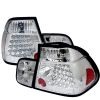 Bmw 3 Series 1999-2001 4dr Chrome LED Tail Lights