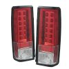 Gmc Safari 1985-2004  Red Clear LED Tail Lights