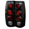 Chevrolet Full Size Pickup 1988-1998  Black Euro Style Tail Lights